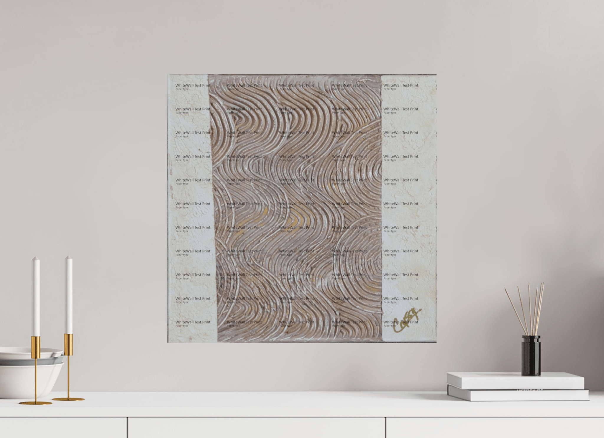 Mocha Tide - Original Textured Painting - The Living Abstract