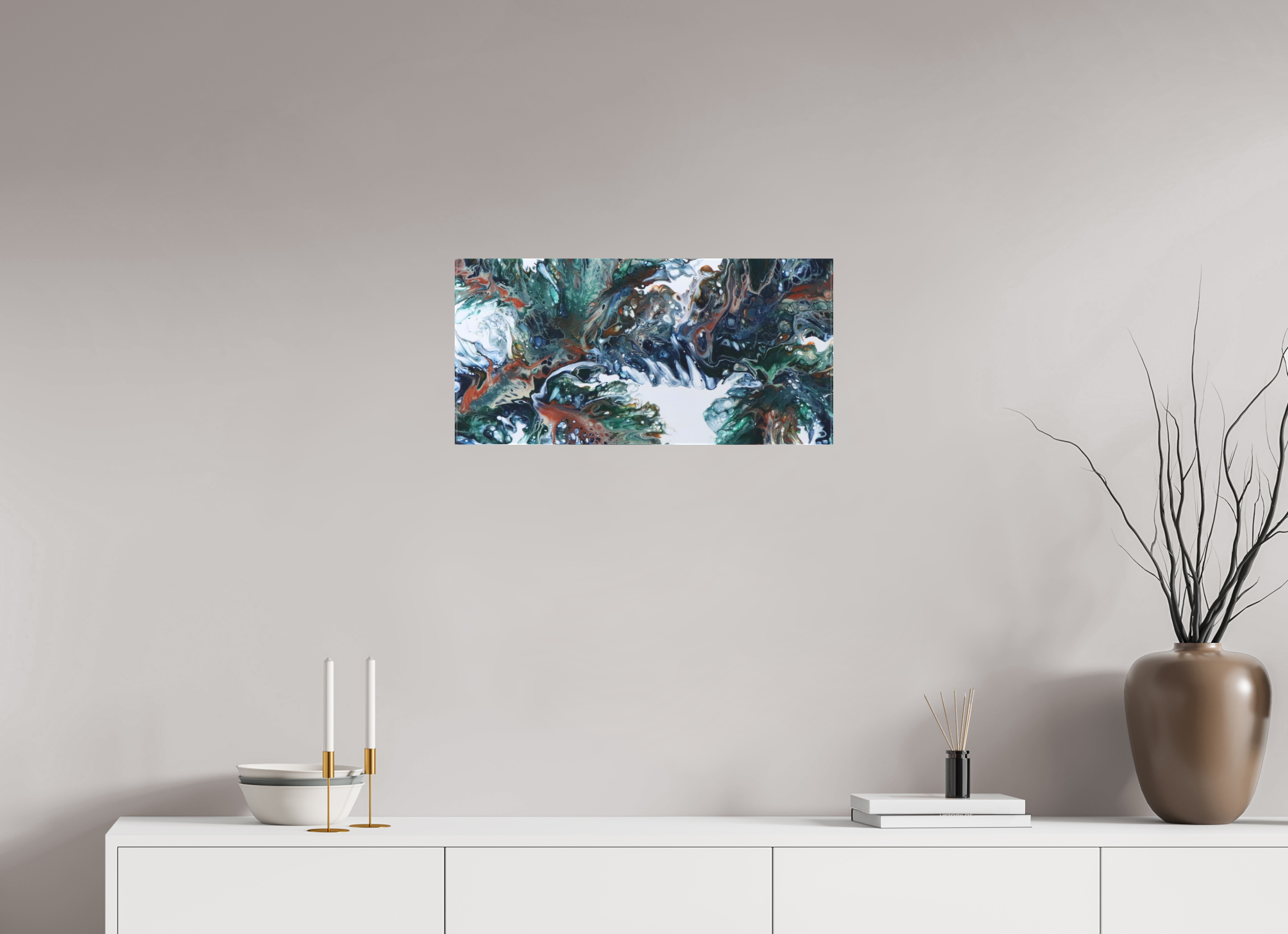 24.8 x 12″, *1.25" Matte Canvas No Frame Kelp of the Sea