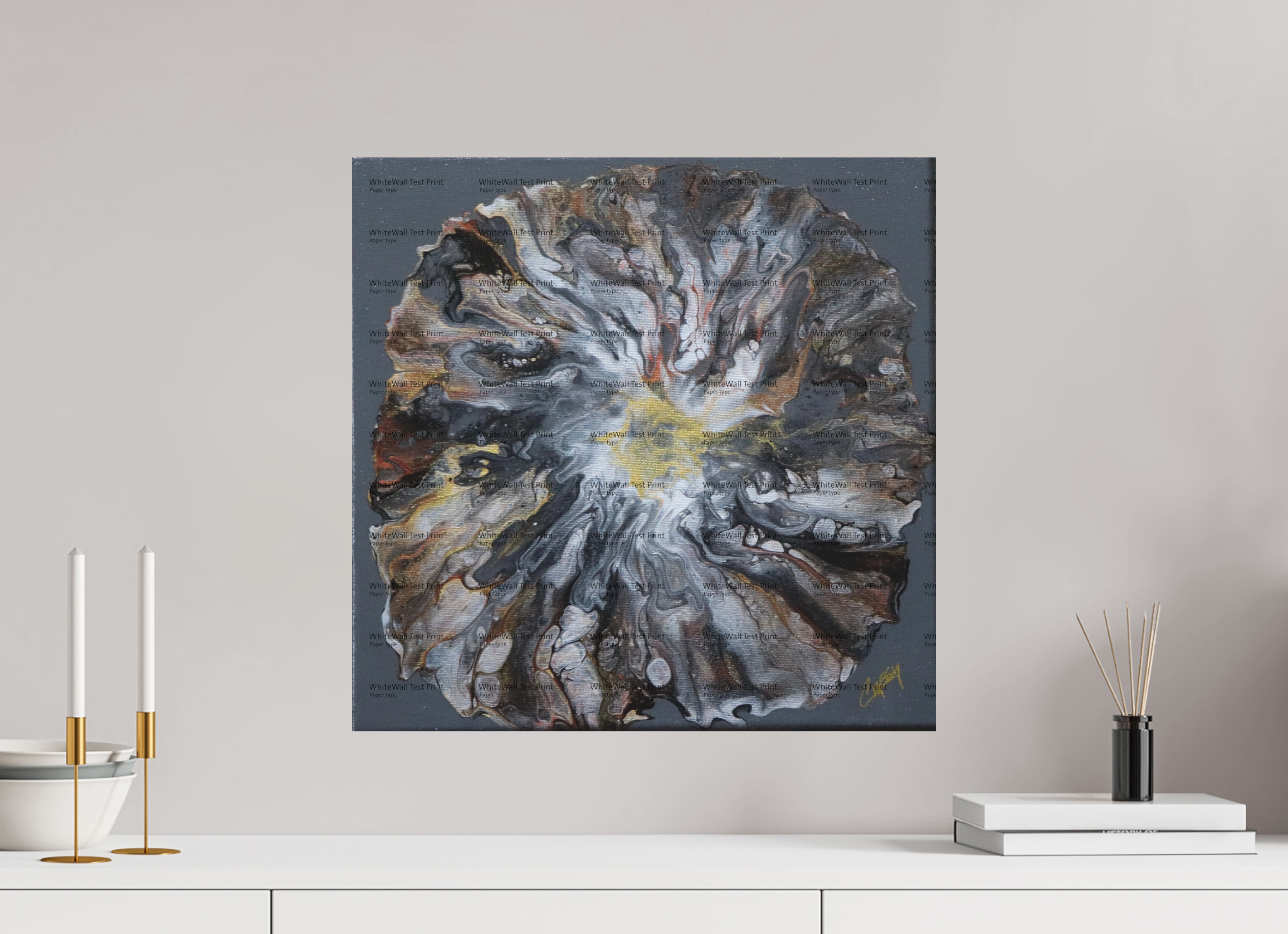 20.4 x 20″, *SAMPLE Photo Print on Fuji Silk Paper no frame Copper Bloom II