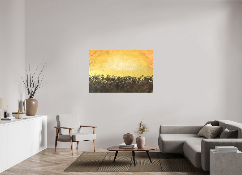 54 x 36″, *1.25" Matte Canvas No Frame Golden Sunset
