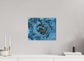Small Peacock Pour - Original Acrylic Art - The Living Abstract