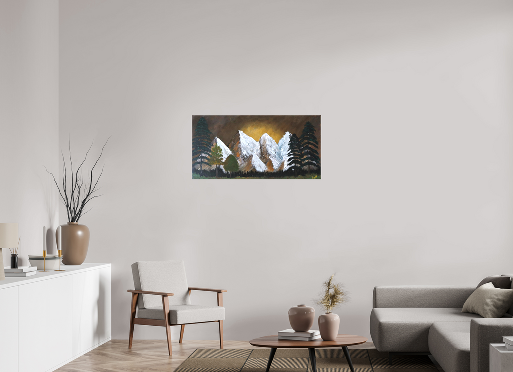 40.7 x 20″, Canvas Prints Bronze Horizon