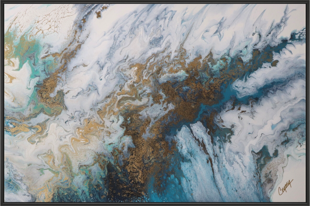 Main image Seascape Canvas - Original Acrylic Ocean Painting