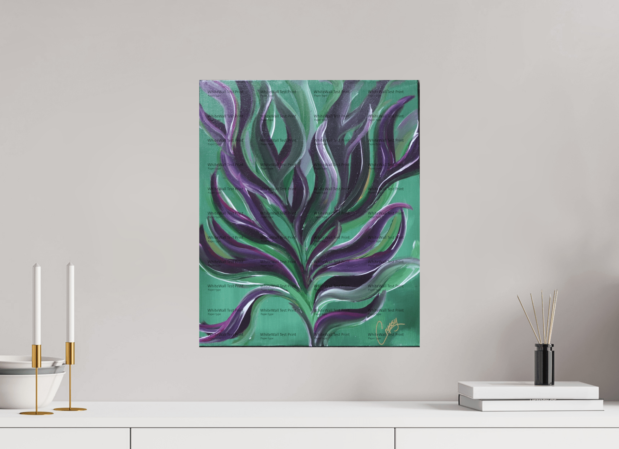 Large Botanical - Original Abstract Acrylic Painting - The Living Abstract