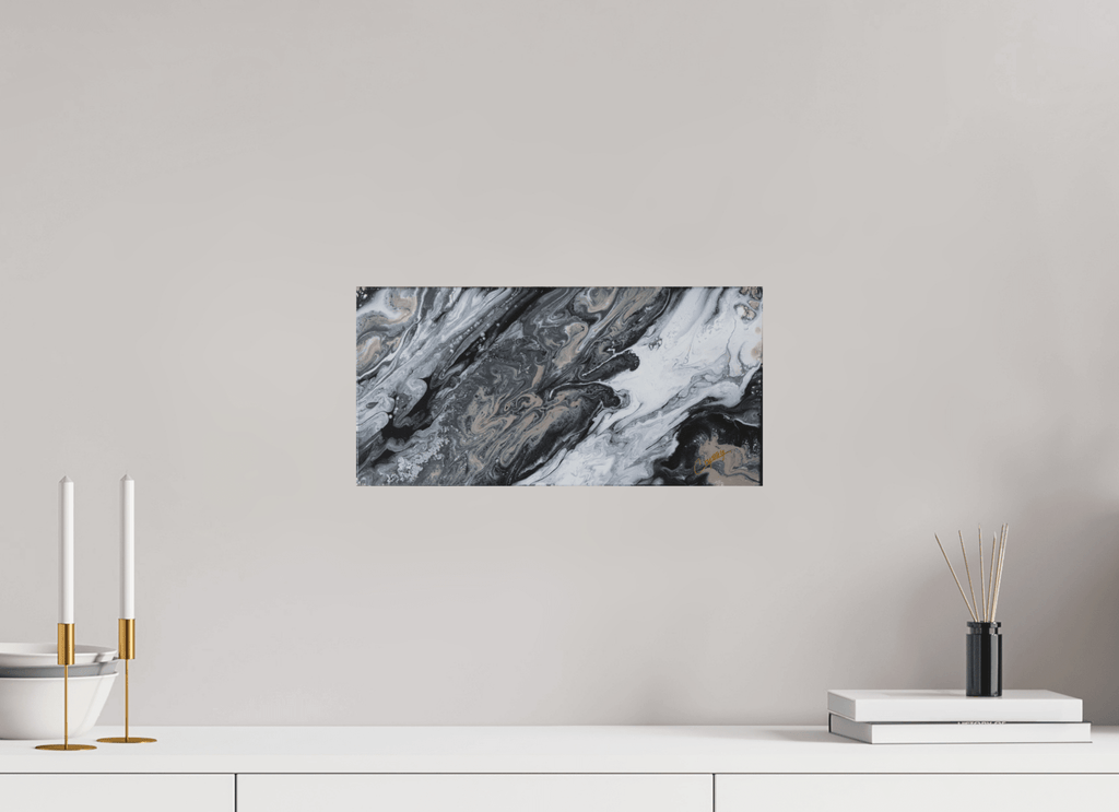Black Sands - Original Tilt Pour - The Living Abstract